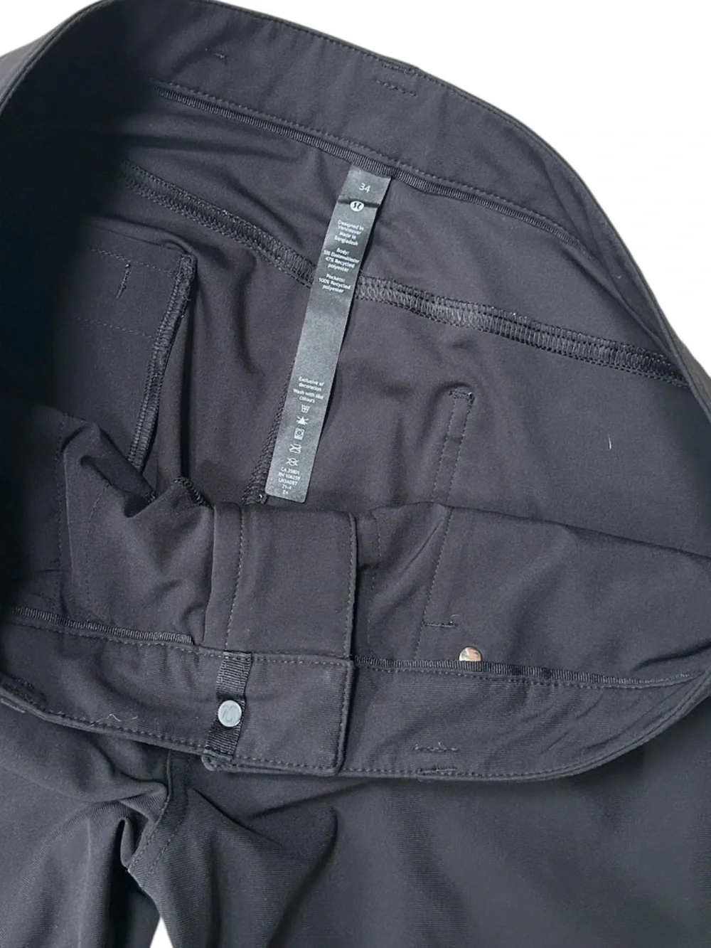 Lululemon ABC Slim-Fit 5 Pocket Pant Warpstreme, Size 34 34L